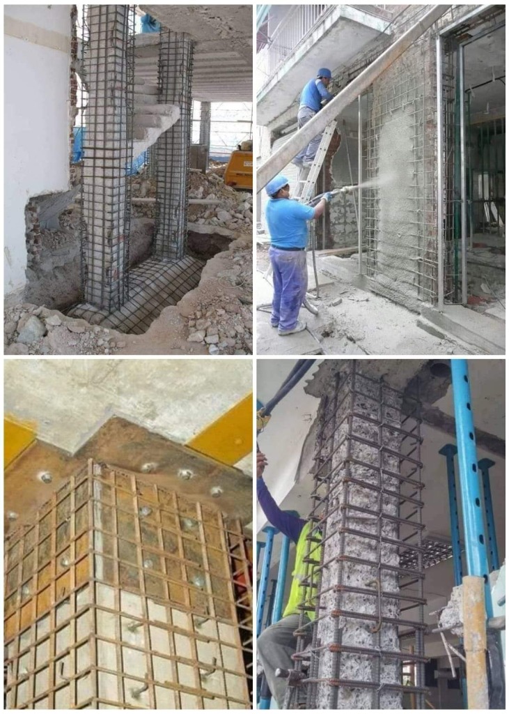 Reinforced Steel RCC Pillar & Beam Jacketing — Gurugram, Haryana