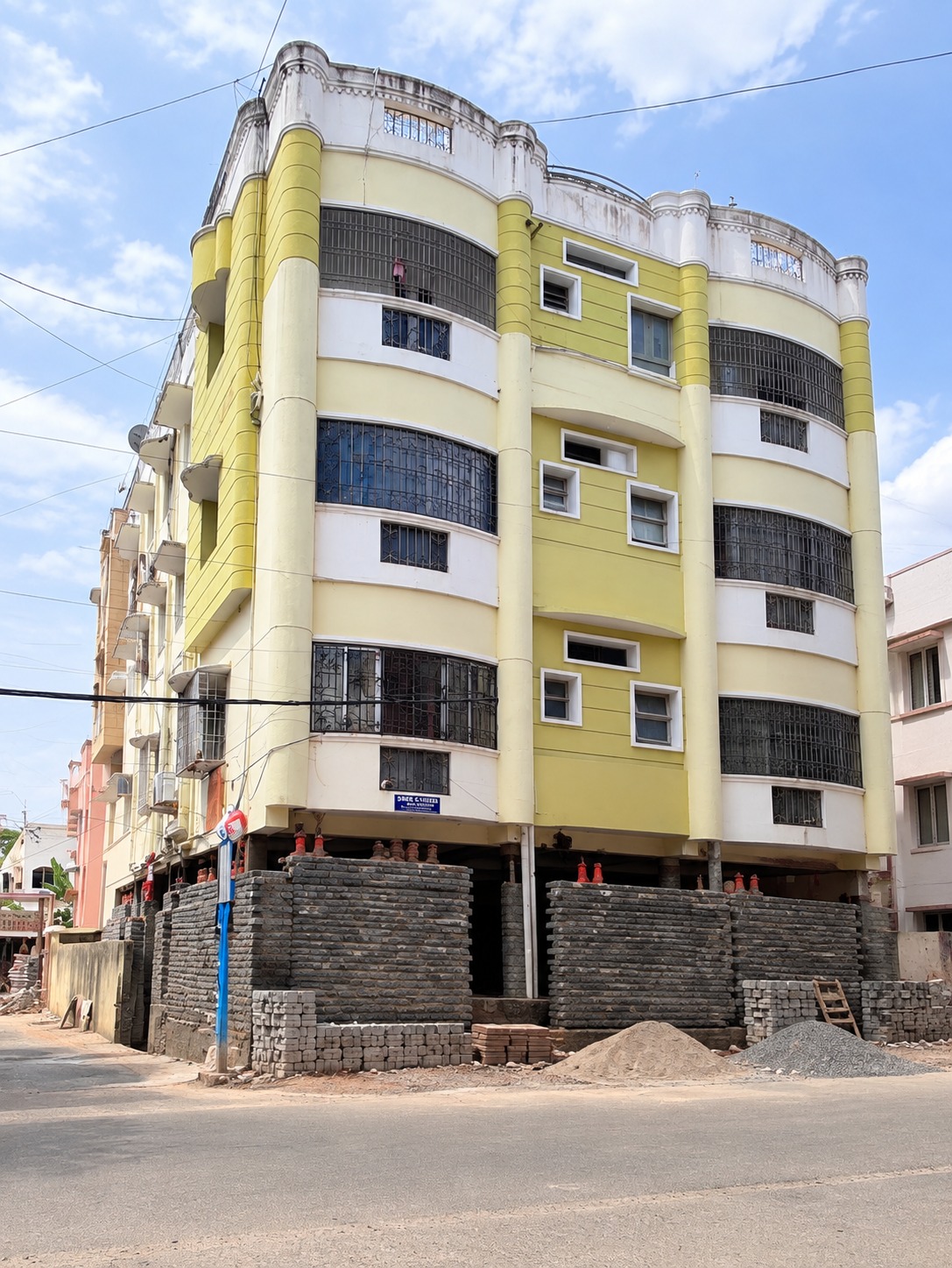 Multi-Storey Residential Apartment Building Elevation — Chennai, Tamil Nadu